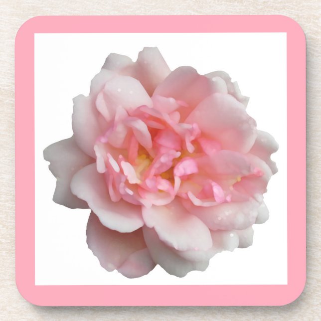 Dessous-de-verre Rose rose (Devant)