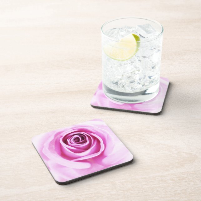 Dessous-de-verre Rose Rose Love Flower Set 6 (Côté Droit)