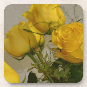 Dessous-de-verre Roses jaunes