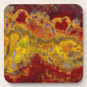 Dessous-de-verre Rouge et jaune Crayloa Jasper