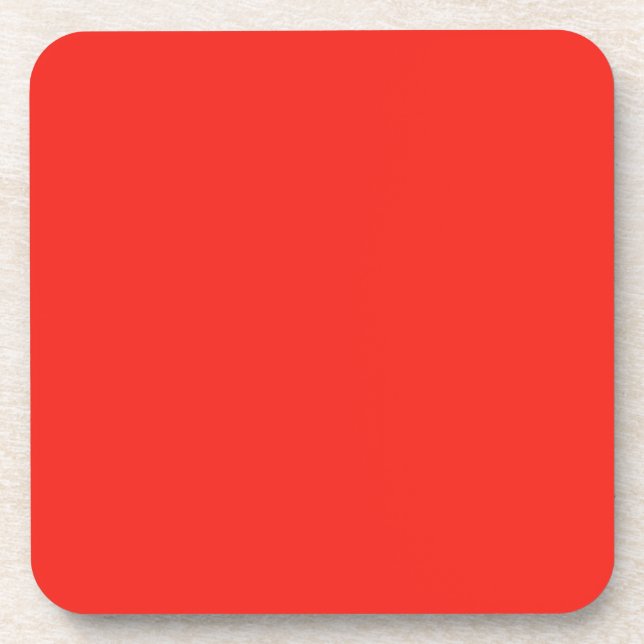 Dessous-de-verre Rouleau rouge carlet retour (Devant)