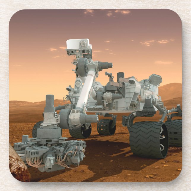 Dessous-de-verre Rover Curiosity Du Laboratoire Scientifique Mars.  (Devant)