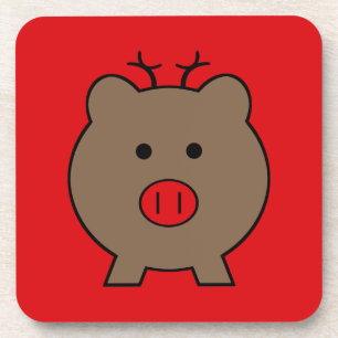 Dessous-de-verre Roy le cochon de Noël