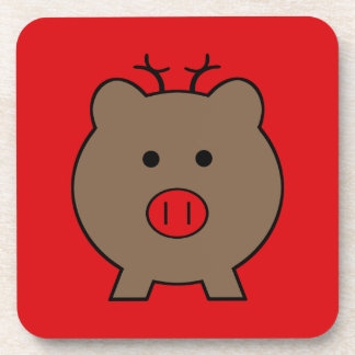 Dessous-de-verre Roy le cochon de Noël