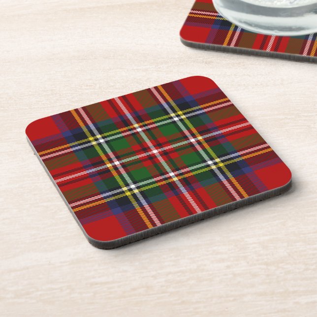 Dessous-de-verre Royal Stewart Tartan (Côté gauche)