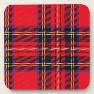 Dessous-de-verre Royal Stewart tartan red black plaid
