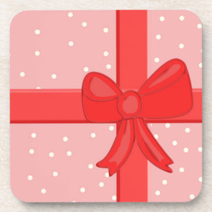 Dessous-de-verre ruban de papier cadeau