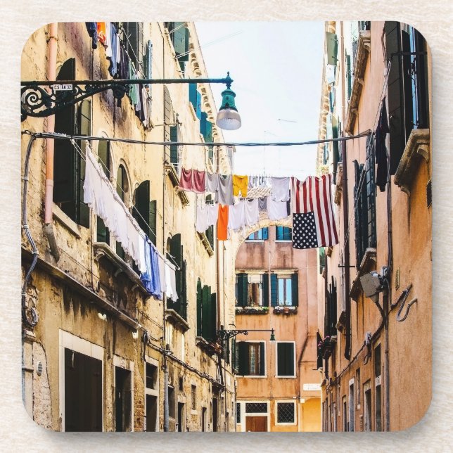 Dessous-de-verre Rue étroite à Venise (Devant)