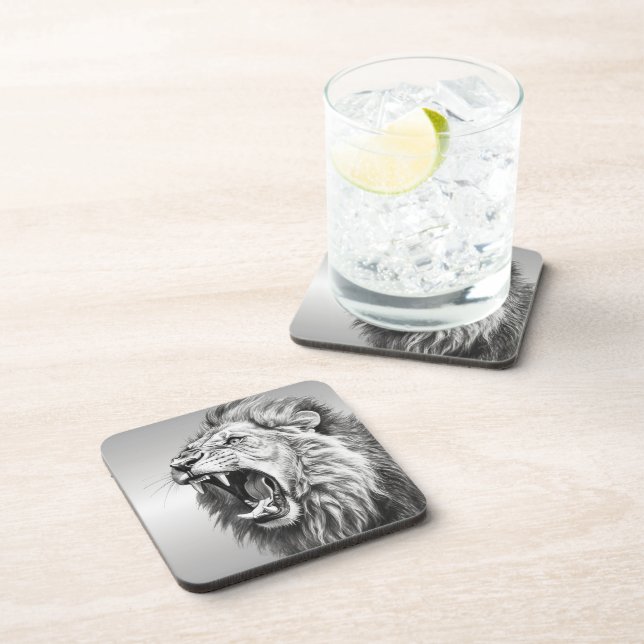 Dessous-de-verre Rugissement du Lion  (Côté Droit)
