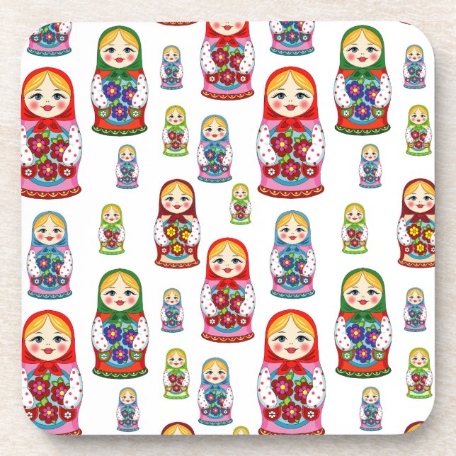 Dessous-de-verre russian dolls (Devant)