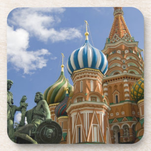 Dessous-de-verre Russie, Moscou, Carré rouge. St Basil's 3