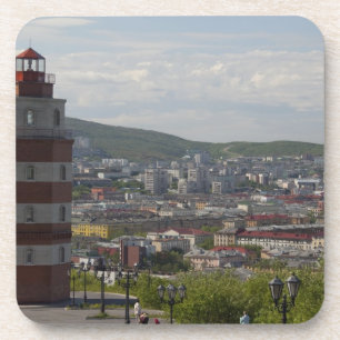 Dessous-de-verre Russie, Mourmansk. Plus grande ville au nord de