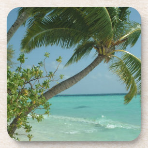 Dessous-de-verre Sable de plage Tropical Sable Eau Soleil Océan Vag