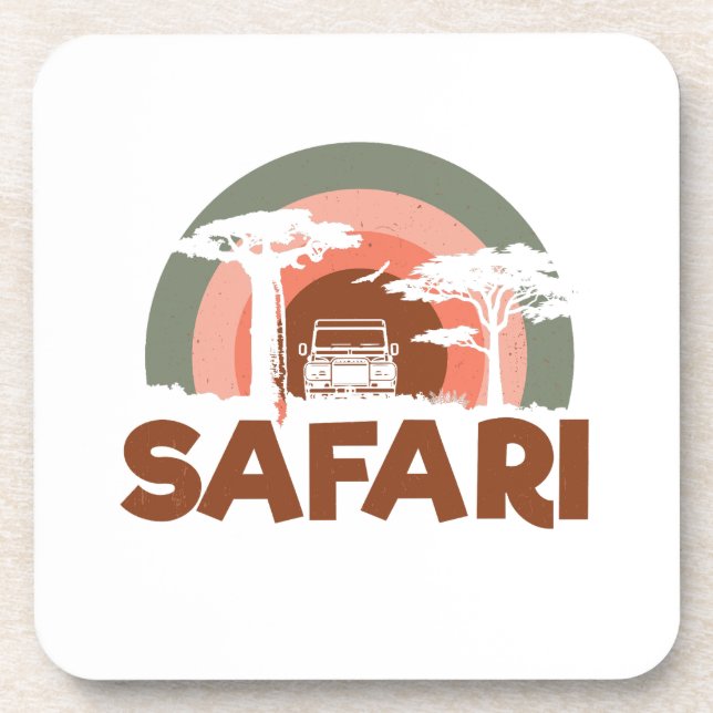 Dessous-de-verre Safari Afrique Thème (Devant)