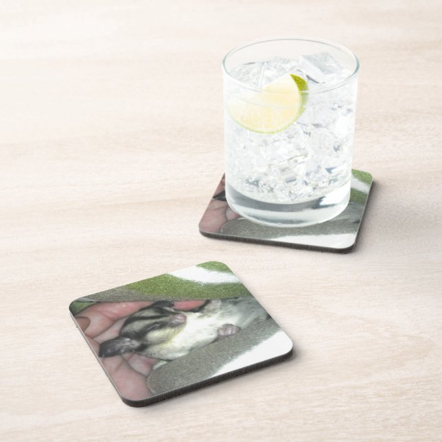 Dessous-de-verre Saigneuse à sucre dormant dans la couverture (Côté Droit)