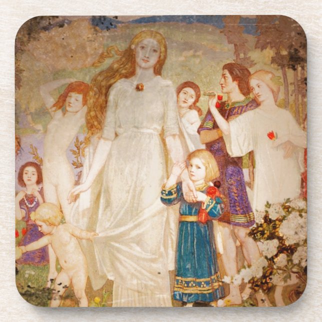 Dessous-de-verre Saint Brigid en tant qu'épouse (Devant)