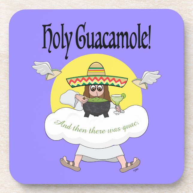 Dessous-de-verre Saint-Guacamole Beverage Coaster (Devant)