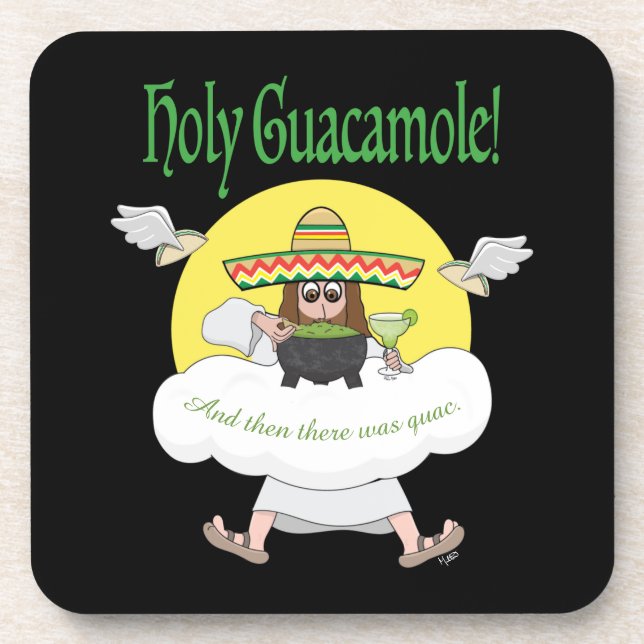 Dessous-de-verre Saint-Guacamole Beverage Coaster (Devant)