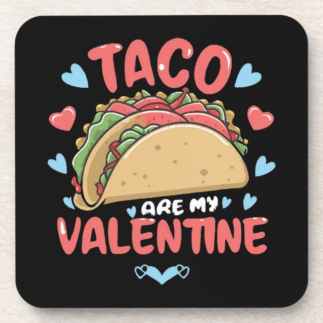 Dessous-de-verre Saint-Valentin-Taco (Devant)