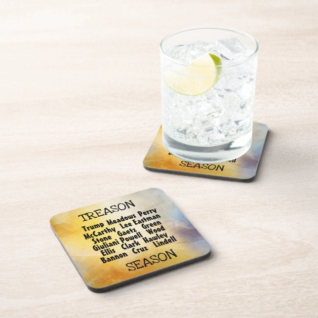 Dessous-de-verre Saison de trahison Beverage Coaster (Côté Droit)