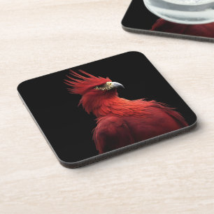 Dessous-de-verre Scarlet Phoenix Est Fière