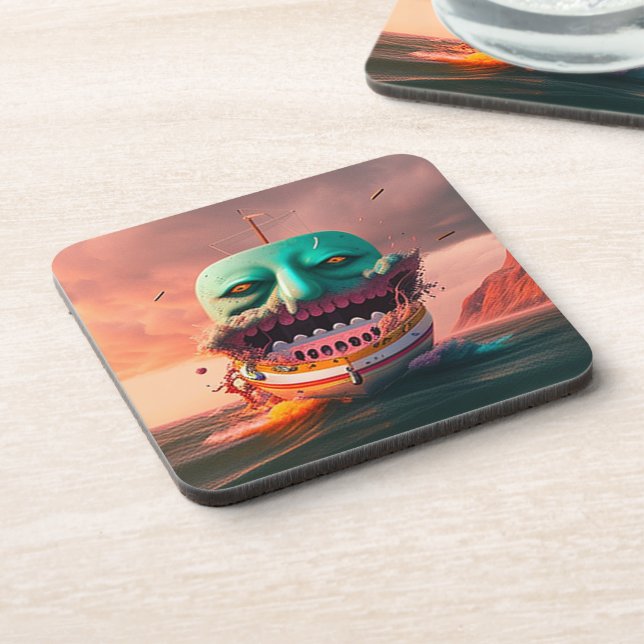 Dessous-de-verre Scary (Côté gauche)