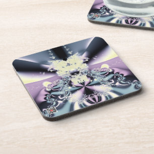 Dessous-de-verre Scène violette