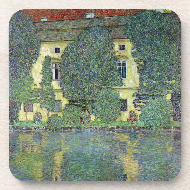 Dessous-de-verre Schloss Kammer sur l'Attersee III Par Gustav Klimt (Devant)