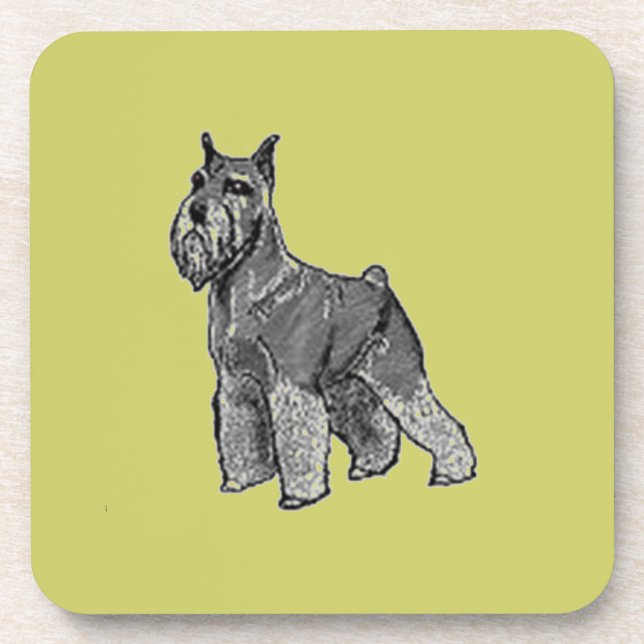 Dessous-de-verre Schnauzer (Devant)