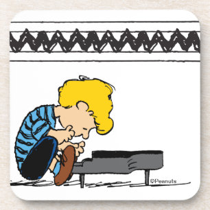 Dessous-de-verre Schroeder Charlie Musique Brown