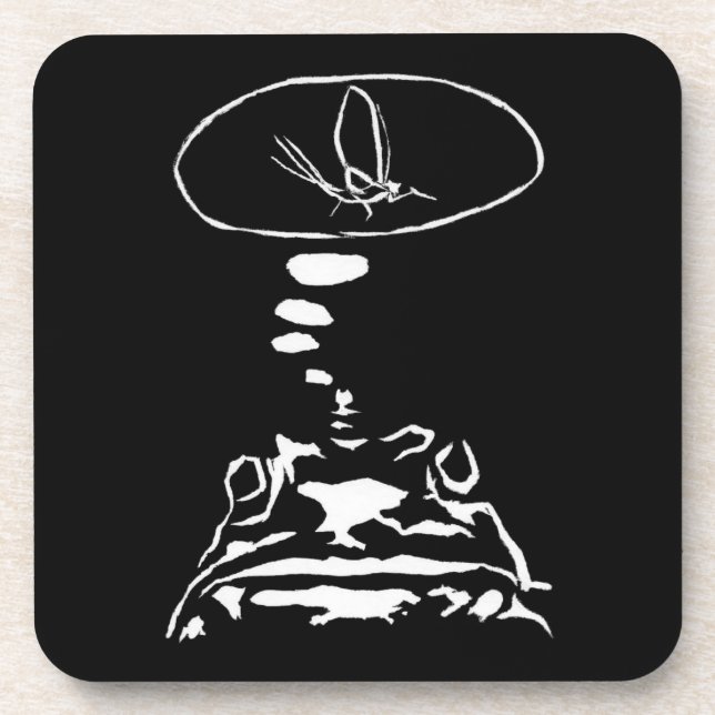 Dessous-de-verre Sci-Fi smart animaux "Hungry Frog Dreams" (Devant)