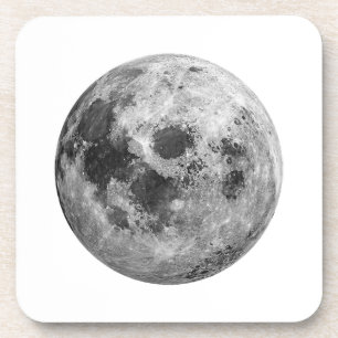 Dessous-de-verre Science de l'astronomie spatiale de la Pleine lune