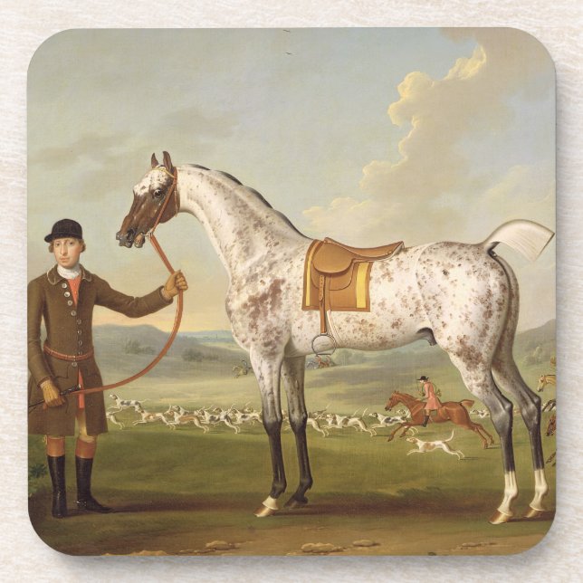 Dessous-de-verre Scipio, Hunter de Spotted, c.1750 (oi de colonel (Devant)