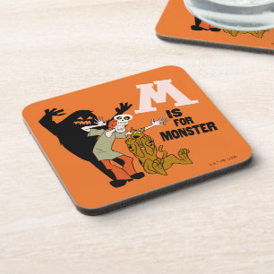 Dessous-de-verre Scooby-Doo M est pour Monster
