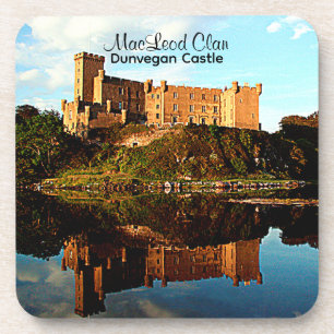 Dessous-de-verre Scottish MacLeod Clan Dunvegan Castle Dessous de v