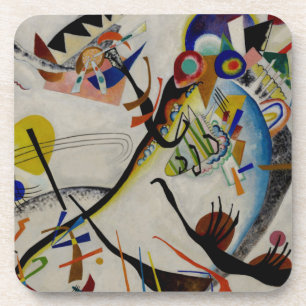 Dessous-de-verre Segment bleu Kandinsky
