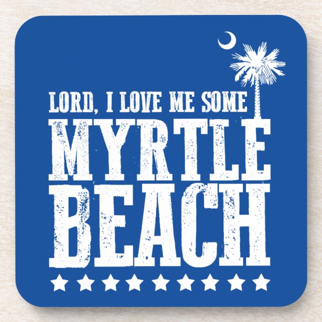 Dessous-de-verre Seigneur, je m'aime un certain Myrtle Beach (Devant)