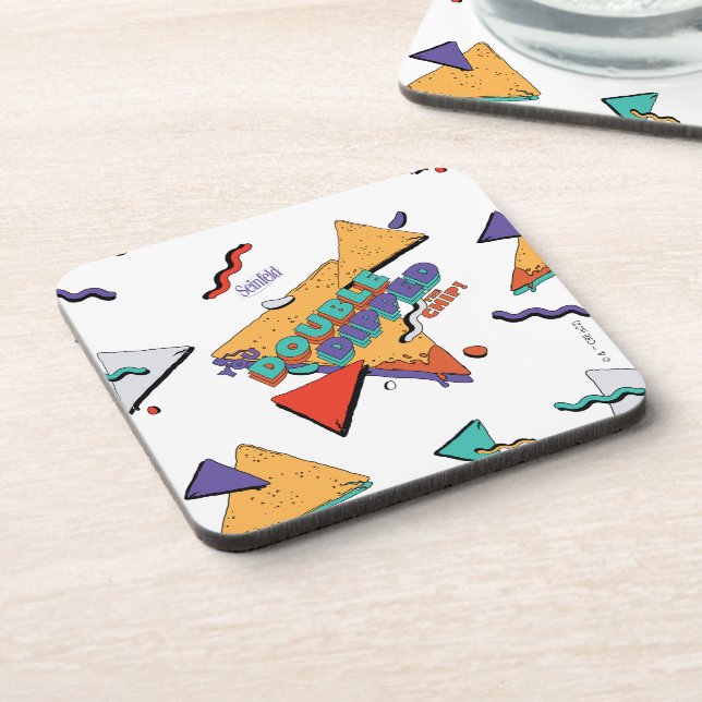 Dessous-de-verre Seinfeld | Vous avez deux fois trempé la puce (Côté gauche)