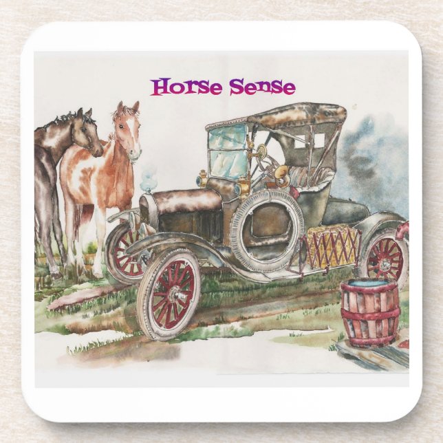 Dessous-de-verre Sens du cheval (Devant)