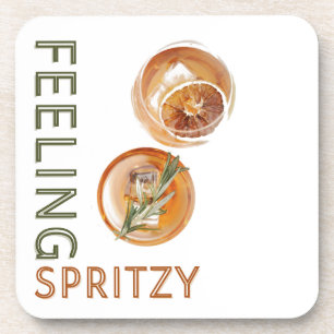 Dessous-de-verre Sentez un cocktail Orange Spritzy