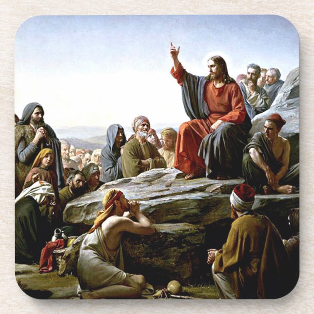 Dessous-de-verre Sermon sur le Mont - Carl Bloch peinture (Devant)