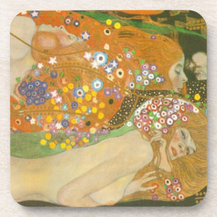Dessous-de-verre Serpents d'eau II de Gustav Klimt, Art nouveau