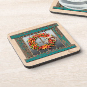 Dessous-de-verre Serre de couronne du sud-ouest du Chili sur une fe