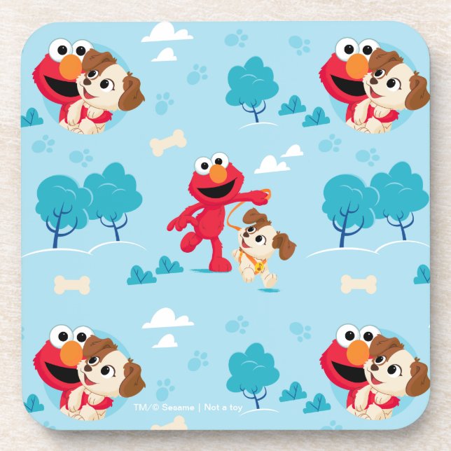 Dessous-de-verre Sesame Street | Elmo & Tango Motif (Devant)