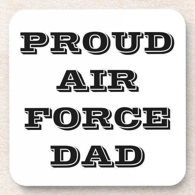 Dessous de verre Set Fiers Air Force Papa (Devant)