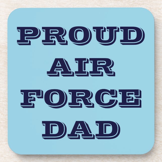 Dessous de verre Set Fiers Air Force Papa (Devant)