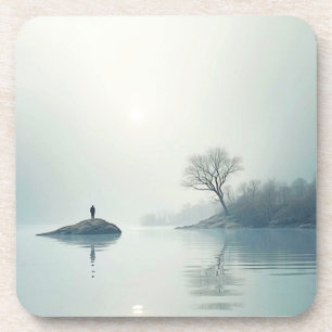 Dessous-de-verre Seul dans la conception de la fosse