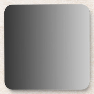 Dessous-de-verre SEULEMENT dégradés de COULEUR - gris noir