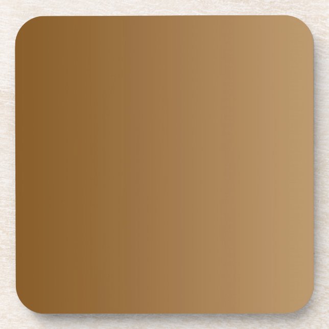 Dessous-de-verre SEULEMENT dégradés de COULEUR - marron (Devant)