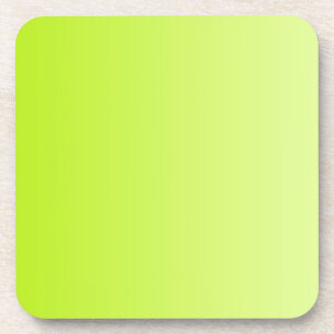 Dessous-de-verre SEULEMENT dégradés de COULEUR - vert ressort